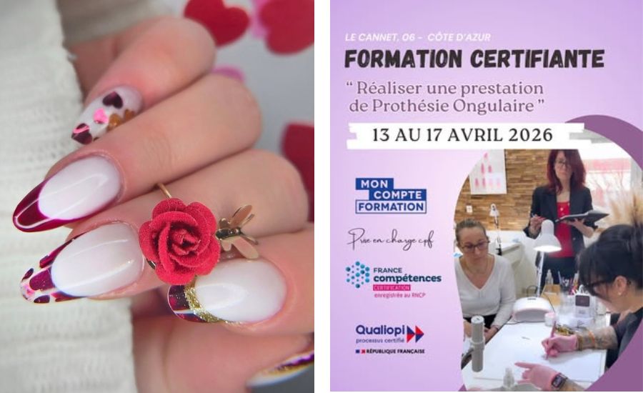 formation éligible au cpf nail-art Côte-d'Azur